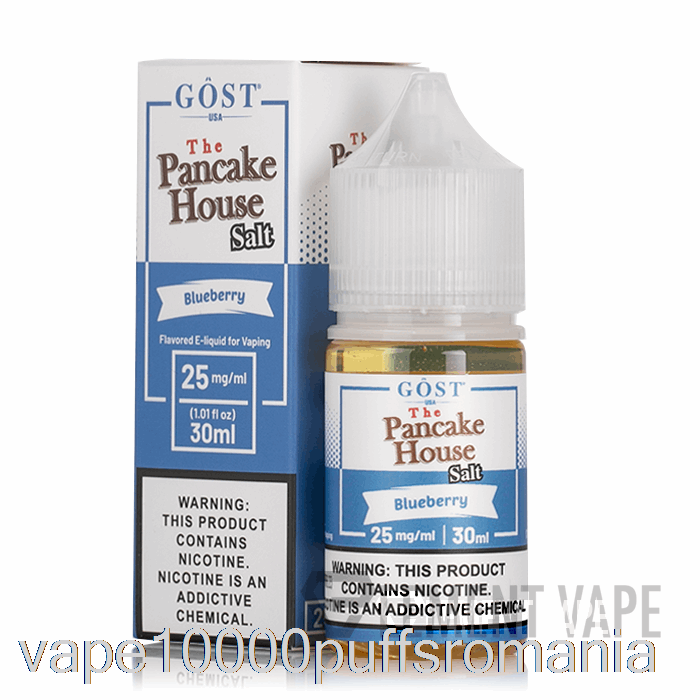 Vape Romania Saruri De Afine - The Pancake House - Gost Vapor - 30ml 25mg